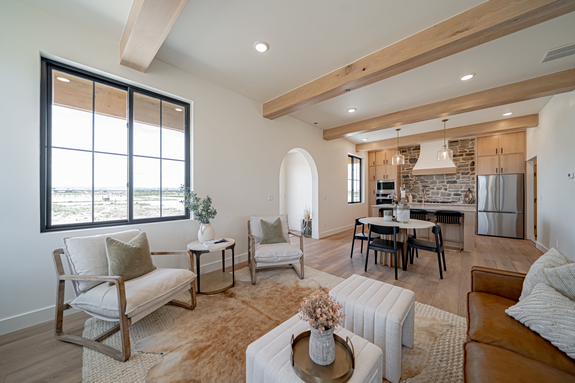 A light-filled East Idaho living room
